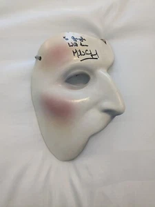 Phantom of the Opera Ceramic mask-SIGNED BY MICHAEL CRAWFORD - Picture 1 of 3