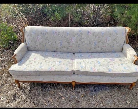 Antique Couch and Chair/no Stains Or Sign Of Wear-Mint Condition Cover