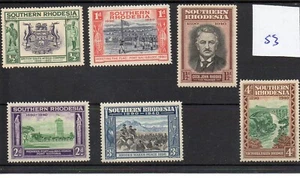 Southern Rhodesia - George V1 - (53`) 1940 selection mint - SG cat £5 - Picture 1 of 1