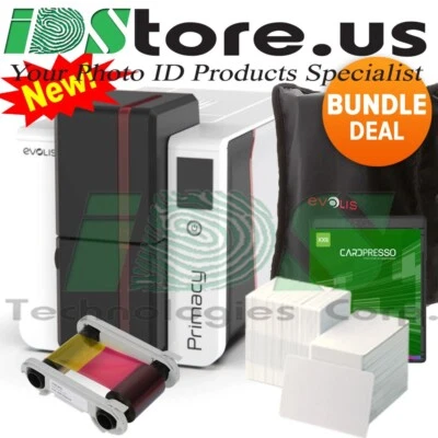 Evolis Primacy 2 LCD Single Side Expert Photo ID Card Printer System - Image 1 of 4