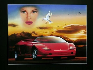 Red Lamborghini Diablo 16x20 Poster - Picture 1 of 2
