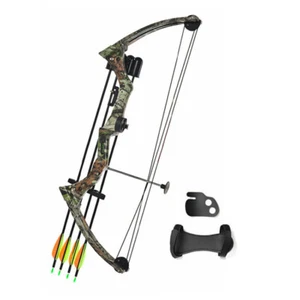 20 "Camo Fuerza 20Lbs Arco compuesto de aluminio Conjunto mano derecha para la caza de tiro con arco - Imagen 1 de 16