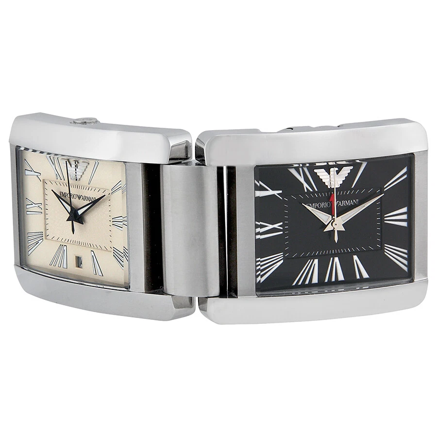 Emporio Armani AR6003 Desk Clock Watch Used Excellent Condition RARE - Image 1 of 1