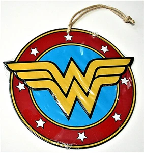 DC Comics Wonder Woman Mini Blech Metall Wandbehang Schild Neu NOS 2016 Open Roads - Bild 1 von 4