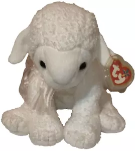 Ty Beanie Buddy - LULLABY the Lamb (12 Inch) NEW MWMTs Plush Stuffed Animal Toy - Picture 1 of 10