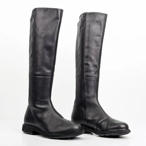 Botas ecuestres Camper Wmn Neuman de cuero negro panel elástico 6 EE. UU. EUR 36 - Imagen 1 de 9