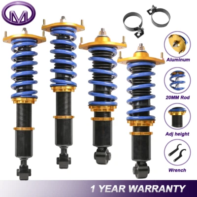 Front &Rear Coilover Shock Absorber For Mazda Miata SE LS Base Convertible 2D - Image 1 of 4