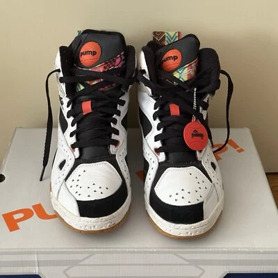 Reebok Pump BLACKTOP Battleground Tribal Aztec US10 EUR43 Perfect Conditions AA+ - Imagen 1 de 4