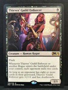 Thieves' Guild Enforcer Rare 125/274 M21 Core Set 2021 MTG Magic The Gathering - Imagen 1 de 3