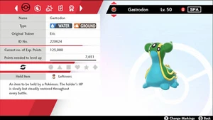 Pokémon Championship Gastrodon Event 2022 for Pokemon Sword/Shield - Picture 1 of 6