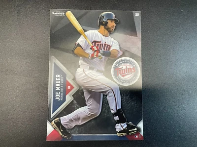 Fathead Tradeables Joe Mauer Minnesota Twins 2016 ¡Salón de la corte!! Foto 1 de 2