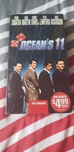 Oceans 11 VHS Tape Brand New Factory Sealed - Warner Home Video Watermark - Picture 1 of 2