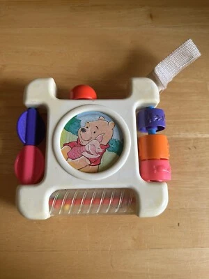 老式迪士尼宝贝小熊维尼和小猪忙碌婴儿床婴儿推车玩具美泰 1992 — 第 1/4 张图片