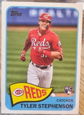 2021 Topps 1965 Design Tyler Stephenson RC #T56-16 Cincinnati Reds - Image 1 of 2