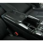 For 2016-2021 Honda Civic Interior Central Armrest Box Panel Carbon Fiber Black