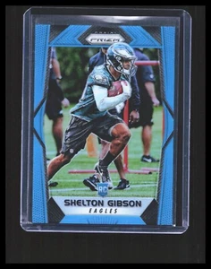 2017 Shelton Gibson Rookie Card Panini Prizm Light Blue Prizm /199 #218 Eagles - Bild 1 von 3