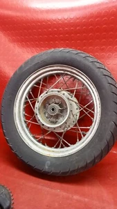 CERCHIO RUOTA CORONA POSTERIORE YAMAHA VIRAGO 250 CON RUGGINE - Foto 1 di 14
