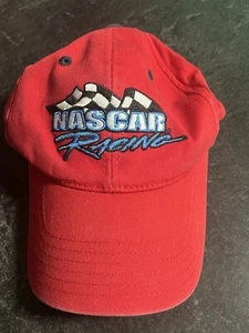 Vintage karierte Flagge Sport NASCAR Racing Mütze Klettverschluss - Bild 1 von 6