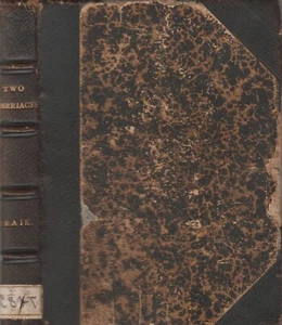 TWO MARRIAGES BY CRAIK, LEIPZIG 1867, COMPLETE IN 1 VOLUME, LEATHER - Bild 1 von 2