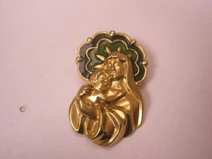 Mary & Jesus Virgin Mother Vintage AVON Tie Tack Lapel Pin worship jesus god x20 - Picture 1 of 5