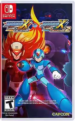 Mega Man X Legacy Collection 1 + 2 Switch Brand New Game (2018 Action) - Image 1 of 3