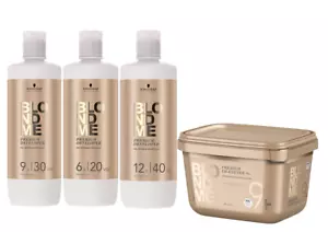 Schwarzkopf BLONDME Developer Peroxide 1000ml and/or Premium Powder 450gr CHOICE - Picture 1 of 10