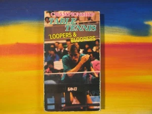 Championship Tischtennis Loopers & Bloopers Tischtennis Sport Video VHS Kassette - Bild 1 von 3