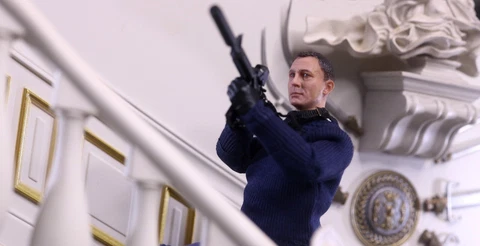 PALM HERO MI6 007 Agent FIG 1/12 Scale Action Figure James Bond Loose Complete Cover