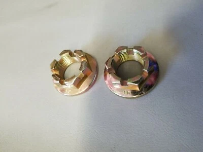 ANIXTER M22x1.5 Hex Flange Thin Castle Nut Class 10.9 Z&Y Arctic Cat 0423-607 New (2)
