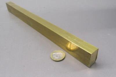 Barra plana de latón 360 5/8" de grosor x 1,0" de ancho x 12,0" de largo Foto 1 de 4