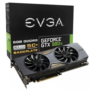 EVGA Nvidia GeForce GTX 980 Ti 6GB Video Graphics Card 06G-P4-4995-BR *NO BOX* - Picture 1 of 5
