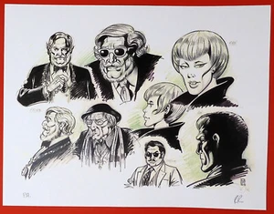 MAGNUS - STAMPA LO SCONOSCIUTO 4-I 5 GIOIELLIERI - GRANDE-TIMBRATA E AUTENTICATA - Picture 1 of 2