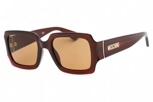 MOSCHINO MOS063/S 0C9A 70 Sunglasses Red Frame Brown Lenses 53mm - Picture 1 of 4