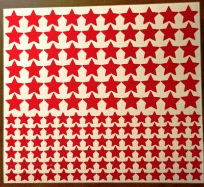 150 Stars Vinyl Stickers, Crafts, laptops, Phones, Wine Glasses, Bottles, Mirror - Image 1 of 4