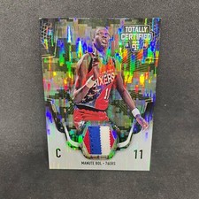 2015-16 Panini Totally Certified Manute Bol Gold GAME USED PATCH CARD #/25 