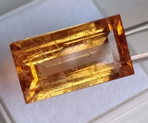 Real Hessonite Garnet Baguette Cut For Jewelry Making Gemstone 15.60 Cts - Bild 1 von 6
