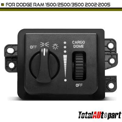 Interruptor de farol para Dodge Ram 1500 2500 3500 02-05 Ram 1500 2500 3500 Van 2003 - Imagem 1 de 4