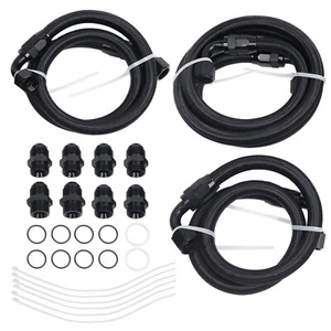 10AN Upgraded Transmission Cooler Hose Line Fitting Kit Fit For Chevrolet/GMC - Picture 1 of 12