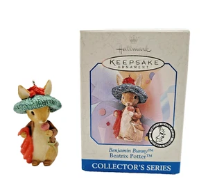 Benjamin Bunny Beatrix Potter 1998 Hallmark Keepsake Easter Holiday Ornament - Picture 1 of 19