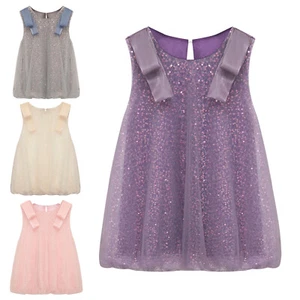 Baby Girls Party Christening Tutu Birthday Party Princess Dress A-line Sparkly - Picture 1 of 49