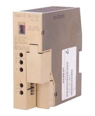 Siemens 6ES5931-8MD11 / 6ES5 931-8MD11 SIMATIC S5, Stromversorgung / Power suppl - Bild 1 von 4