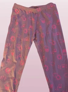 Cat And Jack Grey And Pink Girls/Teens Leggings XL 14/16 - Picture 1 of 2