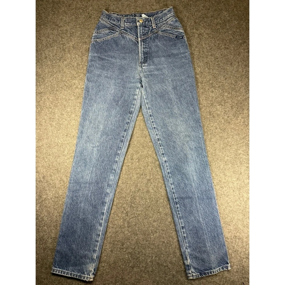 Pantalones de mezclilla vintage Rockies Rocky Mountain cintura alta lavado ácido años 90 mamá pantalones de mezclilla X-largos Foto 1 de 4