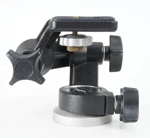 -[EX+++] Manfrotto Bogen 3025 3 Way Pan Tilt Tripod Head Italy - Picture 1 of 6