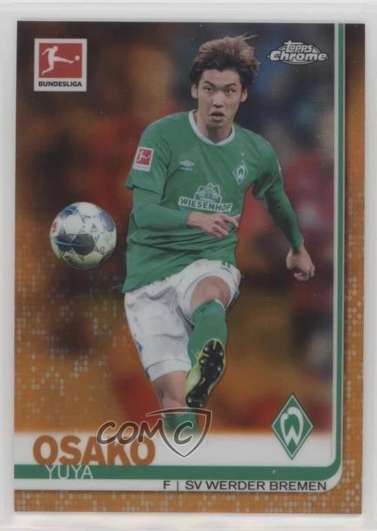 2019-20 Topps Chrome Bundesliga Orange Refractor /25 Yuya Osako #84 - Image 1 of 2