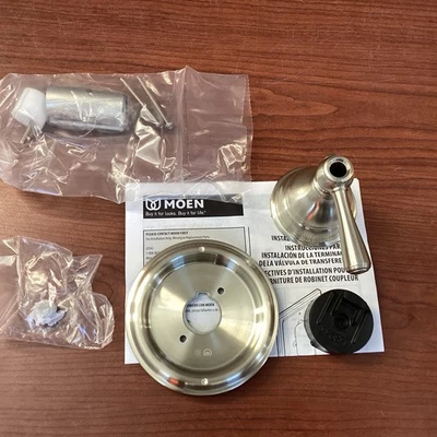 NUEVO MOEN T4311BN Kingsley Válvula Ajuste 3 Funciones Desviador Níquel Cepillado B214 Foto 1 de 2