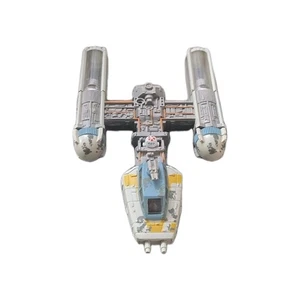 Galoob 1996 Star Wars Y-WING Yellow Leader + Figure Action Fleet (NO STAND) - Picture 1 of 10