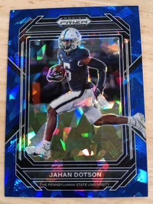 Jahan Dotson - 2023 Prizm Draft Picks - Blue Ice #/99 - Penn State Nittany Lions - Image 1 of 3