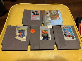 Lote de 5 juegos NES Legend Of Zelda Metroid Castlevania 2 Life Force Ikari Warriors 2