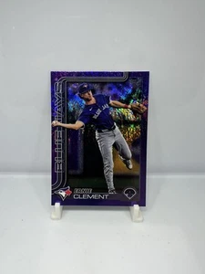 Ernie Clement 2025 Topps Serie 1 #319 Lámina Púrpura/250 - Imagen 1 de 2